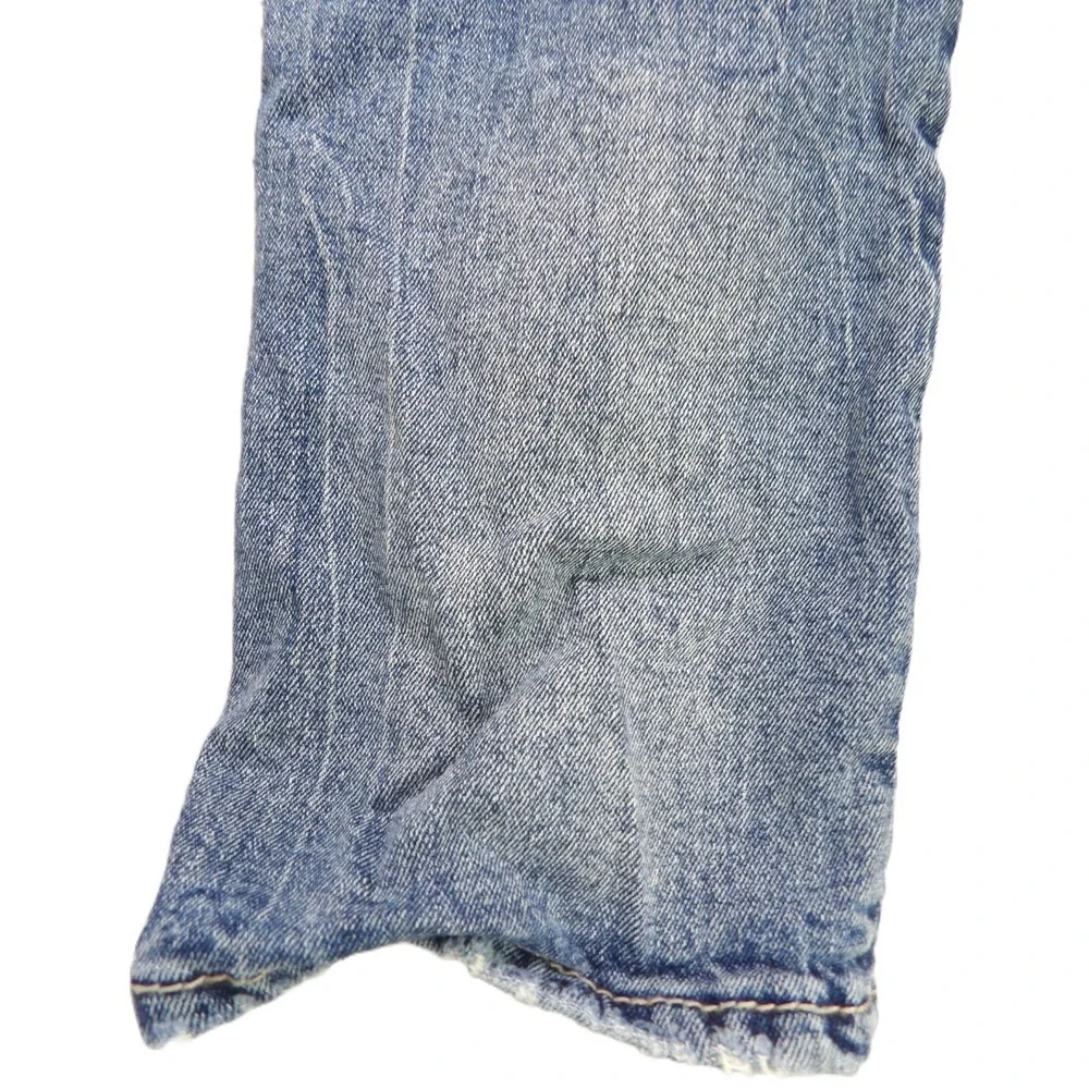 True Religion Rocco Slim Men Jeans 32 Flap Pocket Embossed Horseshoe Light Wash